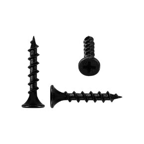 200pcs #7 White Flat Head Wood Screws Wall Plate Screws Painted Anti-Rust White Coating Stainless Steel Flat Head Self-Tapping Screws for Wall Plate Switch Cover Replacement Socket Light Switch Plate
