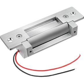 Access Control Electric Strike Door Lock Fail-Secure/Fail-Safe Kit System, Door Buzzer Entry System, with Remote Control, Button, Buzzer, Power Adapter
