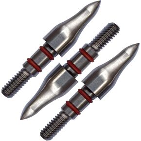 100/125/150/200 Grains Archery Field Points,9/32″，5/16″，19/64 ″ Field Points, Stainless Steel Screw in Archery Field Tips and BroadHeads (1 Dozen 12 PCS)