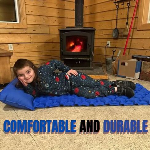 وسادة نوم للأطفال للتخييم والنوم مع وسادة ، مرتبة تخييم قابلة للنفخ لحقائب الظهر والسفر ، حصيرة سميد سميك ، وسادات النوم للتخييم السريعة للأطفال in Kuwait