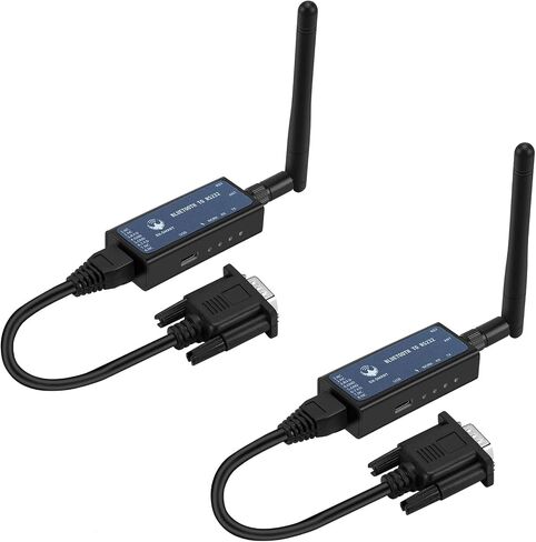 DX-CP26 RS232 إلى محول محول تسلسلي لاسلكي يعمل بالبلوتوث يدعم iOS Android Windows يدعم واجهة DB9 RJ45 بطارية ليثيوم مدمجة قابلة لإعادة الشحن (CP26 للكمبيوتر الشخصي) in Saudi Arabia