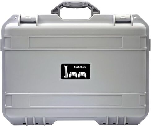 Hard Shell Travel Case Compatible with PlayStation 5 Pro Console, Controllers,Accessories-Waterproof PS5 Pro Carrying Case with Customized Foam for Both Standard and Digital Editions (FOR PS5 Pro) in Kuwait