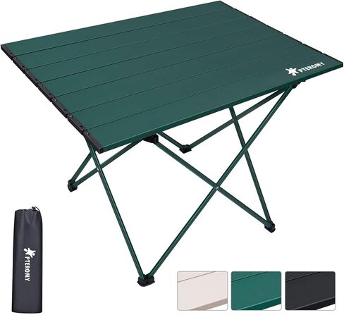 طاولة التخييم القابلة للطي القبرية مع طاولة الألومنيوم الفائقة ، طاولة شاطئية محمولة طاولة شاطئية محمولة في الهواء الطلق للتخييم ، والنزهات ، والشواء (كبير ، أسود) in Kuwait