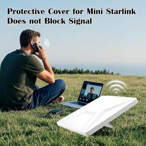 for Starlink Mini Protective Case Cover, Accessories for Starlink Mini Silicone Protective Case for Starlink Mini Satellite Dish in Kuwait