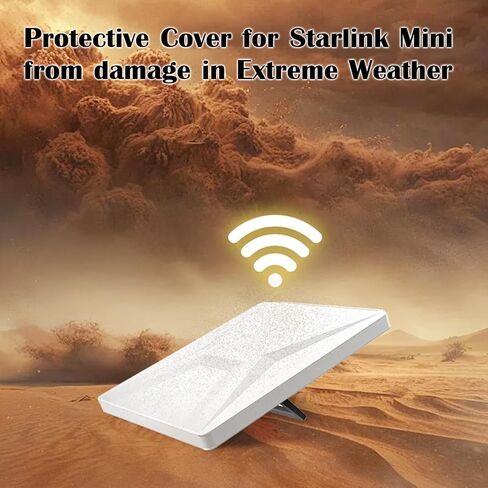 for Starlink Mini Protective Case Cover, Accessories for Starlink Mini Silicone Protective Case for Starlink Mini Satellite Dish in Kuwait
