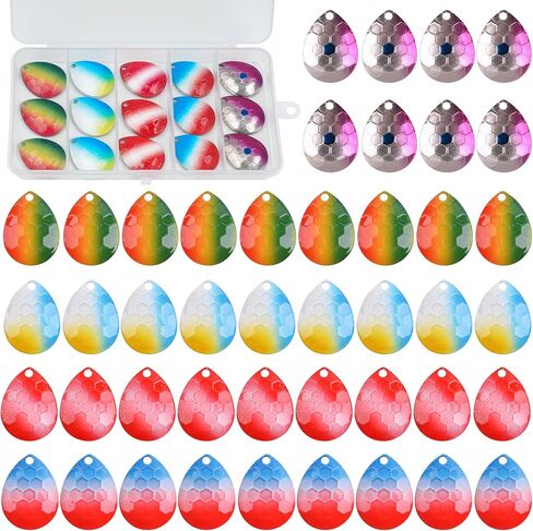 طعن من طعن Walleye طقم DIY Fishing Fishing Making Making Supplies Parts Maitler Harness Live Bait Pait Plades Pompano Floats Clevis Beads Tackle Fishing in Kuwait