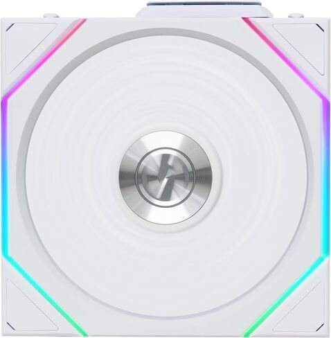 Lian Li UNI Fan TL LCD 120 Wireless - Triple Pack - 2.4 GHz Wireless Controller Included - Daisy Chain & Infinity Mirror Design - LCD Display - Controller Required - White (12TLLCD1W3W) in Kuwait