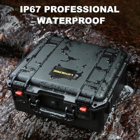 Storage Case for Dewalt/Milwaukee Battery - Waterproof Hard Tool Battery Bag for Dewalt 8v/12v//20v/60v Max XR Battery & Charger, Organizer Box for Dewalt/Milwaukee 2.0-12.0 AH Battery(Case Only) in Kuwait