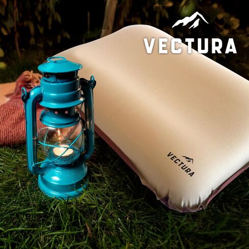 Self-Inflating Camping Pillow – Lightweight & Compact Backpacking Pillow for Hiking, Travel & Outdoor Use – Comfortable Inflatable Pillow for Sleeping – Size 46 x 30 cm in Saudi Arabia