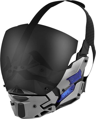 Punk Mask Cosplay for Men, LED Cyber mask Halloween Mask Cosplay Costume for Party Music Festival in Saudi Arabia