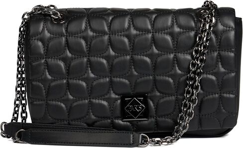 Paris Hilton Madison Crossbody Purse Chain Strap Bag White Faux Fur in Saudi Arabia