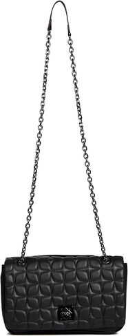 Paris Hilton Madison Crossbody Purse Chain Strap Bag White Faux Fur in Saudi Arabia