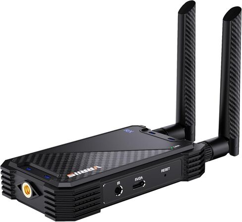 Wireless HDMI Transmitter and Receiver，1300FT Wireless HDMI Extender Kit with Loop Out,1080P Full HD for Streaming from DSLR,Laptop,Setop Box to TV/Projector IR Support in Kuwait