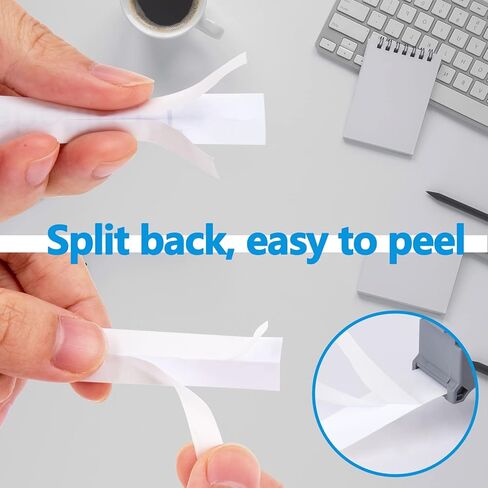 WEEMAY 6 Pack Label Maker Tape Compatible for Brother Label Maker Tape 12mm 0.47 White Laminated TZe Labelling Tape Cassette for PTouch Cube PTD220 PTD600 PTD410 PTH110BP PTD610BT Printer, 26.2 Feet in Kuwait