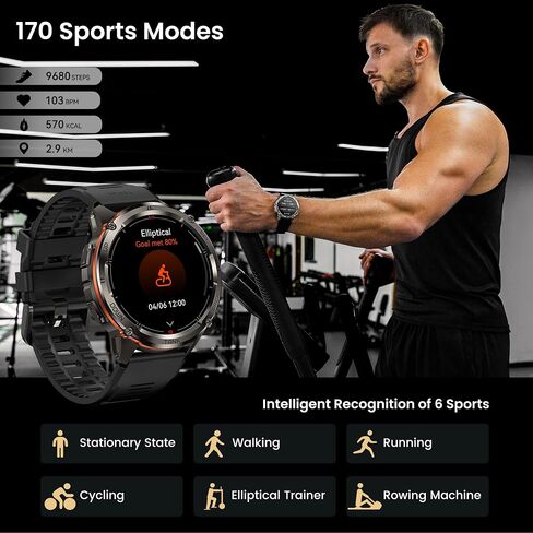 KOSPET Tank T3 Ultra 2 Smart Watch for Men GPS, Extra-Long Battery, Full Stainless Steel Body Rugged Smartwatch with Bluetooth Calling, 1.43" AMOLED Display, Pressure&Altitude&Compass in Kuwait
