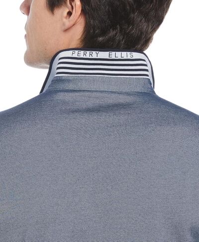 قميص بولو Icon رجالي من Perry Ellis مصنوع من نسيج متين ومسامي وممتص للرطوبة (مقاسات صغيرة - 5xl) in Saudi Arabia