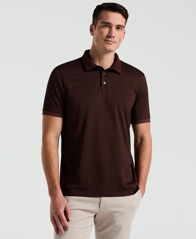 قميص بولو Icon رجالي من Perry Ellis مصنوع من نسيج متين ومسامي وممتص للرطوبة (مقاسات صغيرة - 5xl) in Saudi Arabia
