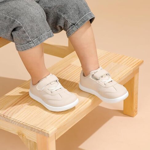 STQ Toddler Girls Boys Wide Toe Barefoot Shoes Kids Walking Tennis Comfort Sneakers Lightweight Breathable Gym Shoe in Kuwait