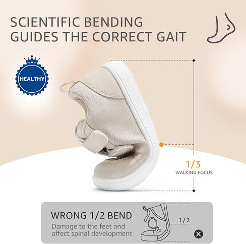 STQ Toddler Girls Boys Wide Toe Barefoot Shoes Kids Walking Tennis Comfort Sneakers Lightweight Breathable Gym Shoe in Kuwait