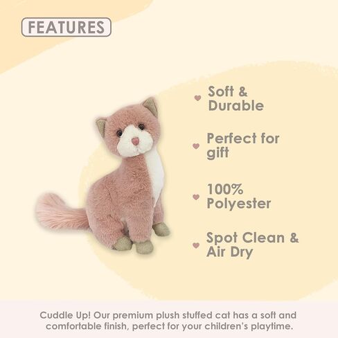 MON AMI Kacie The Kitty Ballerina Stuffed Doll – 9", Soft Plush Animal Doll, Use as Toy or Room Decor, Great Gift for Kids of All Ages in Saudi Arabia