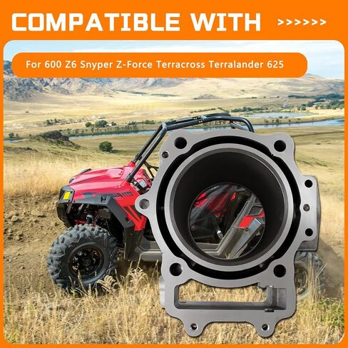 92mm 3087221 Cylinder Piston Ring Gasket Top End Rebuild Kit Compatible with Polaris Ranger Scrambler Sportsman 500 1996-2010 After-Market Parts in Saudi Arabia