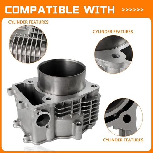 92mm 3087221 Cylinder Piston Ring Gasket Top End Rebuild Kit Compatible with Polaris Ranger Scrambler Sportsman 500 1996-2010 After-Market Parts in Saudi Arabia