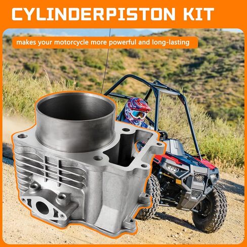 92mm 3087221 Cylinder Piston Ring Gasket Top End Rebuild Kit Compatible with Polaris Ranger Scrambler Sportsman 500 1996-2010 After-Market Parts in Saudi Arabia