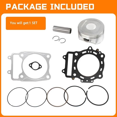 92mm 3087221 Cylinder Piston Ring Gasket Top End Rebuild Kit Compatible with Polaris Ranger Scrambler Sportsman 500 1996-2010 After-Market Parts in Saudi Arabia