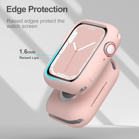 XYF [12 Pack Compatible for Sport Apple Watch Case 46mm Series 10, Silicone Soft Bumper Face Cover for iWatch Series 10 9 8 7 6 SE 5 4 3 2 1 Ultra [NO Screen Protector] (12pack, 46) in Kuwait