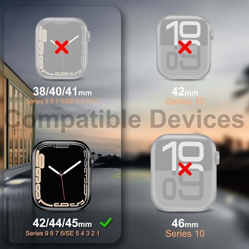 XYF [12 Pack Compatible for Sport Apple Watch Case 46mm Series 10, Silicone Soft Bumper Face Cover for iWatch Series 10 9 8 7 6 SE 5 4 3 2 1 Ultra [NO Screen Protector] (12pack, 46) in Kuwait