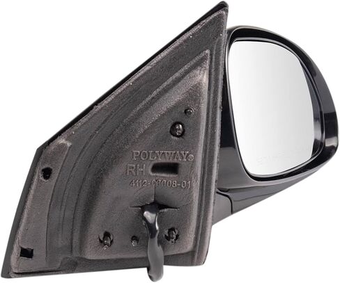 TRQ Driver & Passenger Side Mirror Set Manual with Textured Housing Compatible with 1992-1996 Ford Bronco 1992-1997 F-150 F-250 1997 F-250 HD F-350 FO1320152 FO1321152 in Saudi Arabia