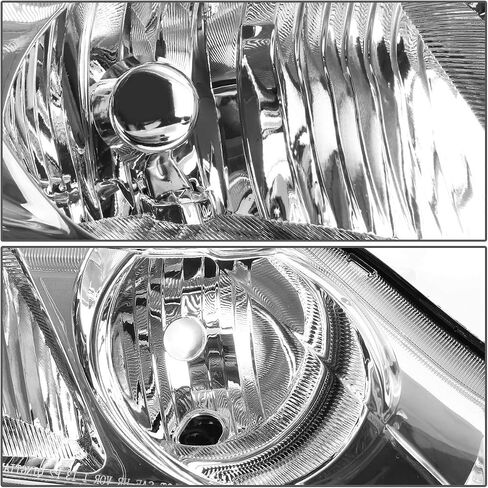 Auto Dynasty HO2520110 Factory Style Halogen Headlight Lamp Compatible with Honda Civic Sedan 2006-2011, Driver Left Side, Black Housing Amber Corner in Saudi Arabia