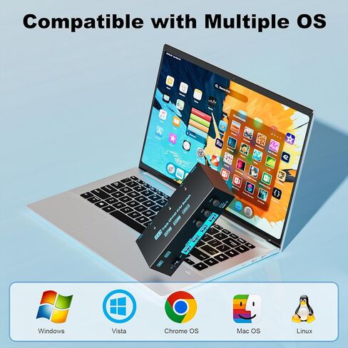 10GBPS USB C SWITCHER 2 شارك أجهزة الكمبيوتر 2 USB-C و 2 USB-A الأجهزة 2 المحمول مفتاح USB-C لكاميرا Mouse Mouse Camera USB ، مفتاح USB مع كابلات بيانات USB-C و REMOTE السلكية in Kuwait