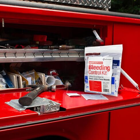 First Aid Only 91134 Critical Essentials Bleeding Control Kit for Limb & Torso Wounds, 8 Pieces in Saudi Arabia