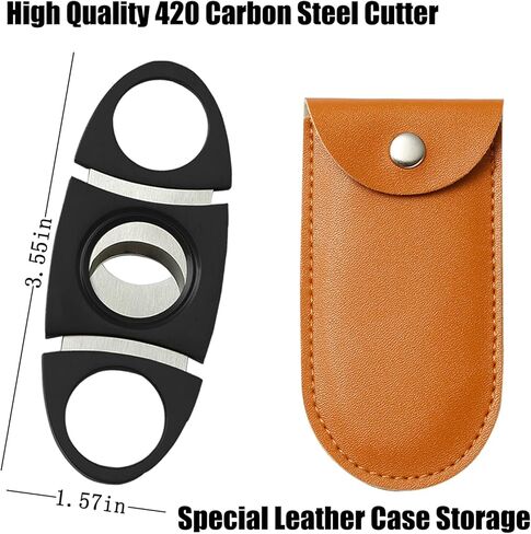 420 Carbon Steel 𝐂𝐮𝐭𝐭𝐞𝐫 ومجموعة هدايا أخف وزنا ، مدمجة 𝐏𝐮𝐧𝐜𝐡 ، ثلاثية طائرة من الشعلة ذات الشعلة الصغيرة ، أخف وزنا قابلة لإعادة الملء ، رمادي. (تباع بدون غاز) in Kuwait