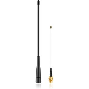 Meshtastic High Gain 915MHz LoRa Whip Antenna, 10dBi Long Range SMA Male Directional Antenna for ESP32 LoRa V3 Development Board 915MHz LoRa Module with 10cm IPEX Extension Cable (2 Sets), Slinkdsco