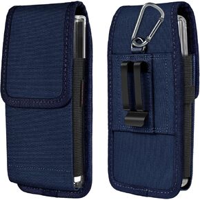 Holster Case Compatible with Samsung Galaxy Z Fold 6, Z Fold 5, Z Fold 4, Magnetic Cell Phone Belt Holder Pouch with Clip, Black