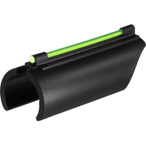 TruGlo Low-Profile All-Metal Construction Glo Dot II Universal Fiber Optic Sight for Plain Barrel Shotgun, 12 & 20 Ga/.410 Ga, Green/Red