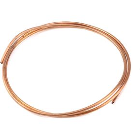 MY MIRONEY 3.28Ft Copper Tube Hollow Refrigeration Tubing Flexible Soft Industrial Metal Tubing, 1/8" Outer Diameter