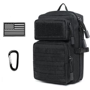 Tactical Molle Utility Pouch, Compact EDC Tool Pouch Bag Tactical Phone Pouches Medical EDC IFAK Pack Mini Waist Pouches