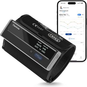 Checkme Blood Pressure Monitor for Home Use - Upper Arm Cuff, Bluetooth BP Machine, Accurate Readings in 30 sec, App Enabled for iOS & Android, Stores 50 BP Readings, FSA/HSA Eligible, BP2A Green