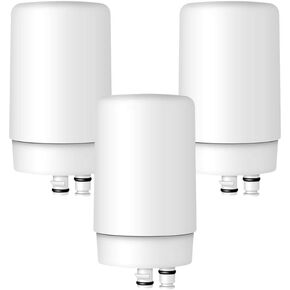 AQUA CREST Faucet Filter Replacement, Replacement for Brita® Faucet Filter, Brita® 36311 On Tap Water Filtration System, Brita® FR-200, FF-100 Replacement Filter, White (Pack of 4) in Saudi Arabia