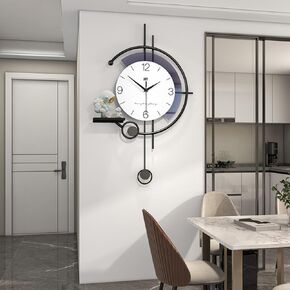 Large Wall Clock 31 Inch Kitchen Wall Clocks Battery Operated Silent Wall Clock Non Ticking for Living Room Wall Cloc