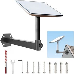 V2 Starlink Mount,Starlink Long Wall Mount,Remarkable Starlink Roof Mount,Starlink Gen2 Pole Bracket with Pipe Adapter,Starlink Mounting Kit,Starlink Pole Mount for V2 Starlink Internet Kit Satellite