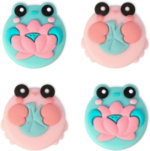 PERFECTSIGHT Switch Thumb Grips, Cute Joystick Caps for Nintendo Switch, 4 PCS Thumbstick Cover for Switch Lite, Switch OLED, Analog Stick Button Cover for NS Joycon Controller (Black Z Eyes) in Kuwait