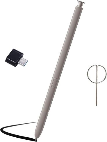 Galaxy S24 Ultra S Pen Replacement for Samsung Galaxy S24 Ultra S Pen Without Bluetooth for Samsung Galaxy S24 Ultra 5G Stylus Pen with Eject Pin (Yellow Gold) Type-C Convertor in Kuwait