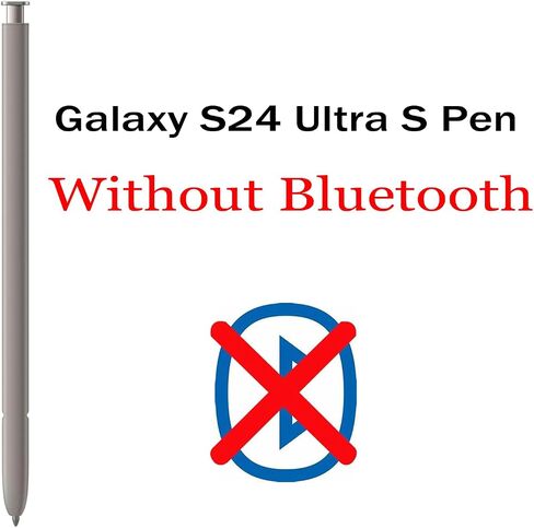 Galaxy S24 Ultra S Pen Replacement for Samsung Galaxy S24 Ultra S Pen Without Bluetooth for Samsung Galaxy S24 Ultra 5G Stylus Pen with Eject Pin (Yellow Gold) Type-C Convertor in Kuwait