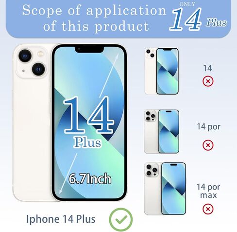 14Plus استبدال الزجاج الخلفي مع شحن اللاسلكي كابل فليكس وإطار الكاميرا جميع الأجزاء لجهاز iPhone 14 Plus (6.7 بوصة ، منتصف الليل) استبدال الشريط المقاوم للماء المعدات in Kuwait