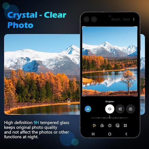 imluckies 3 Packs for 6.2" Samsung Galaxy S25 Camera Lens Protector Tempered Glass, 9H Anti-Scratch & HD Clear, Easy to Install Case-Friendly for S 25 [Not for S25+], Black in Kuwait