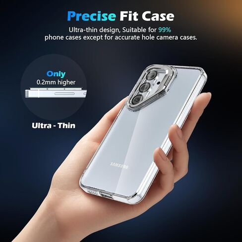 imluckies 3 Packs for 6.2" Samsung Galaxy S25 Camera Lens Protector Tempered Glass, 9H Anti-Scratch & HD Clear, Easy to Install Case-Friendly for S 25 [Not for S25+], Black in Kuwait